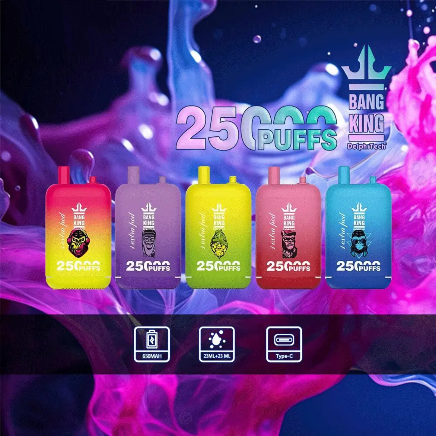 Vapers 25000 Caladas Desechables - Luxurious Vapes 