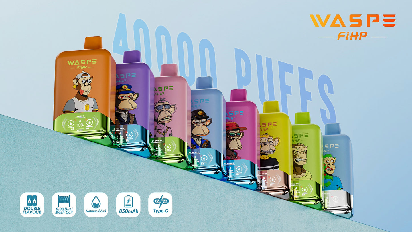 Vapers 40000 Caladas Desechables con Doble Sabor - Luxurious Vapes 